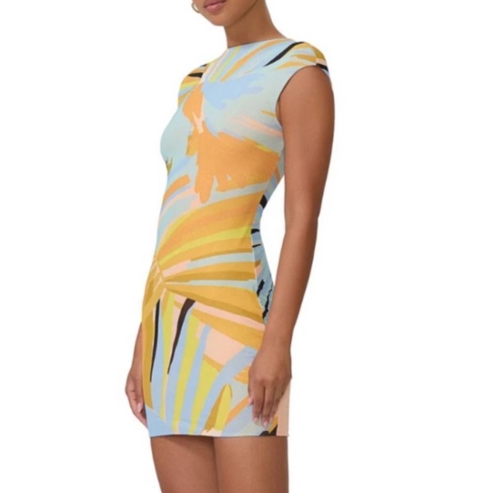 NWT AFRM Mabel Cap Sleeve Open Back Mini dress - Picture 2 of 10